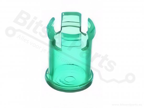 LED fitting/armatuur  5mm transparant groen
